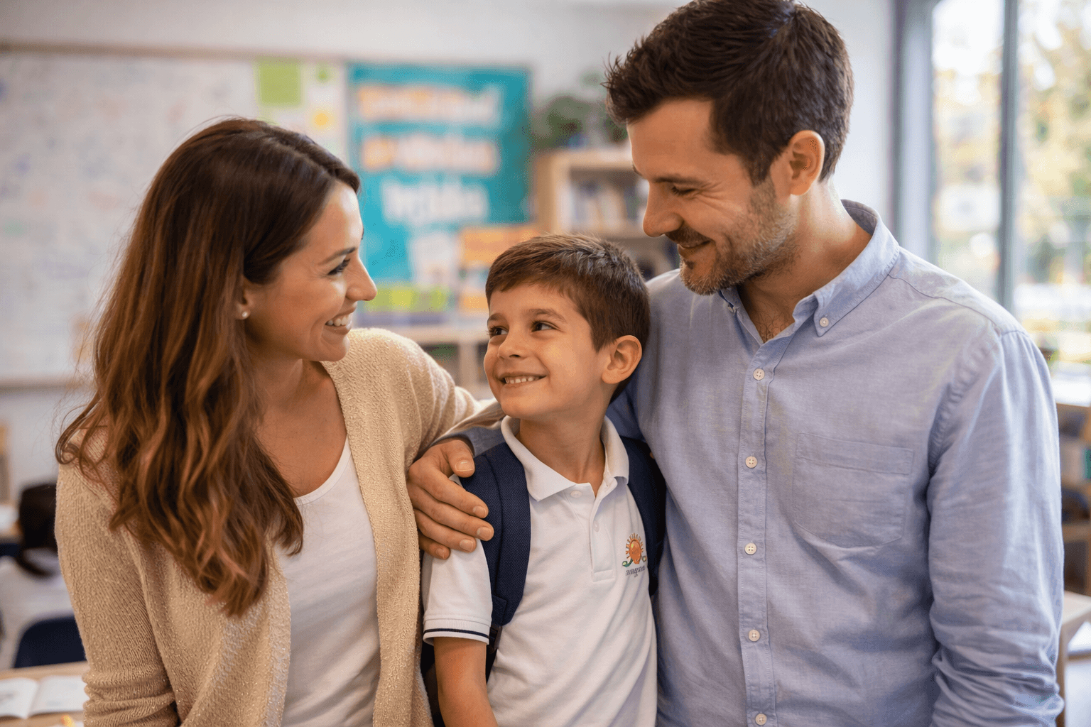 Estudiantes compartiendo una actividad en el Colegio del Sol